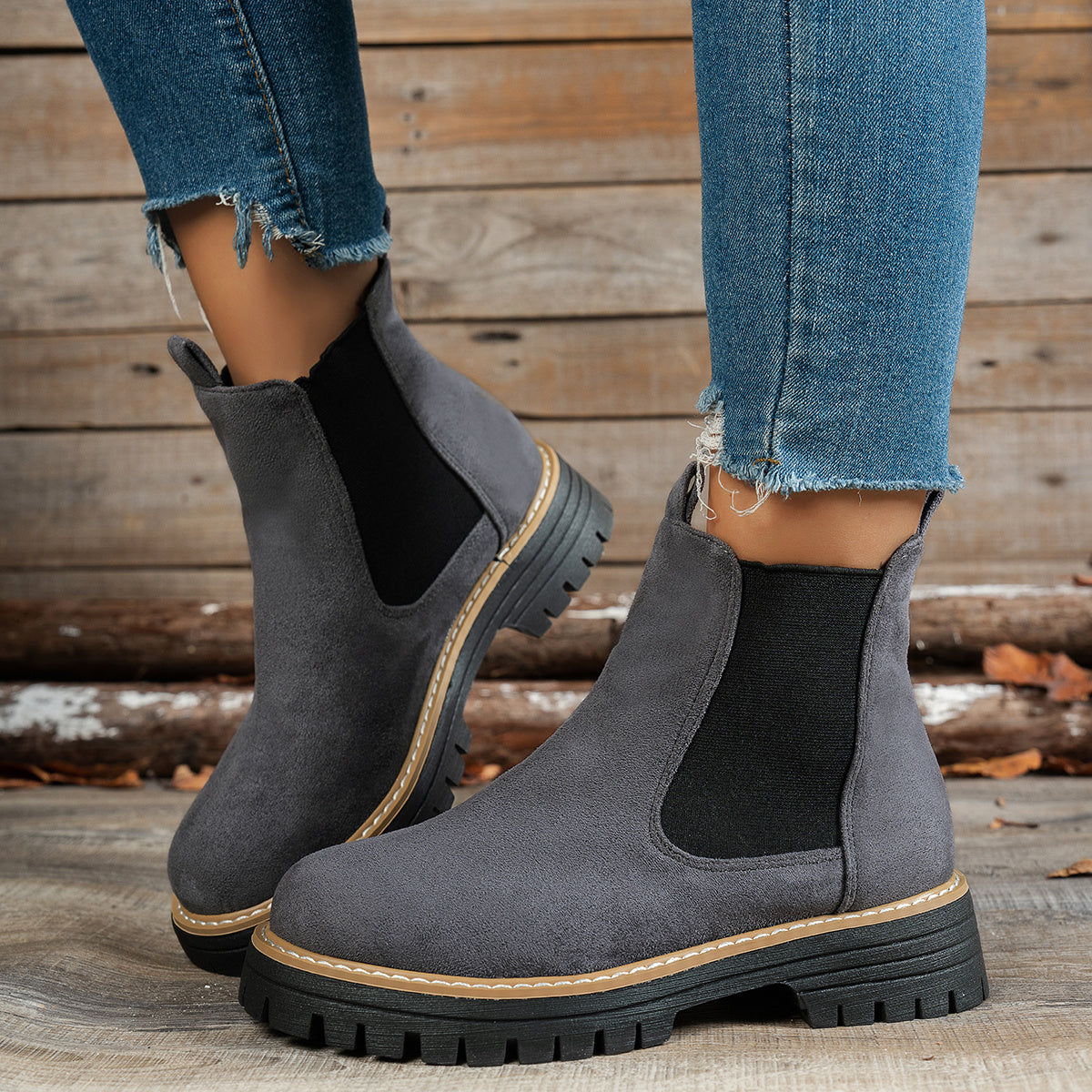 Women's Ankle Boots | Size 5.5-12 | Beige, Black, Grey, Green, Dark Brown