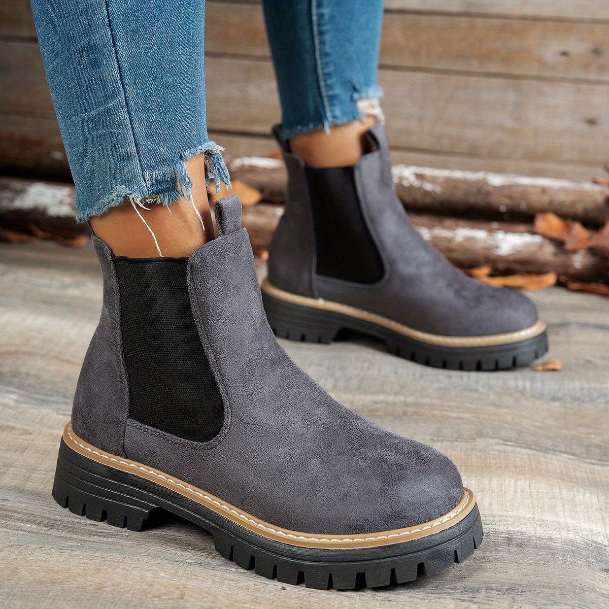 Women's Ankle Boots | Size 5.5-12 | Beige, Black, Grey, Green, Dark Brown