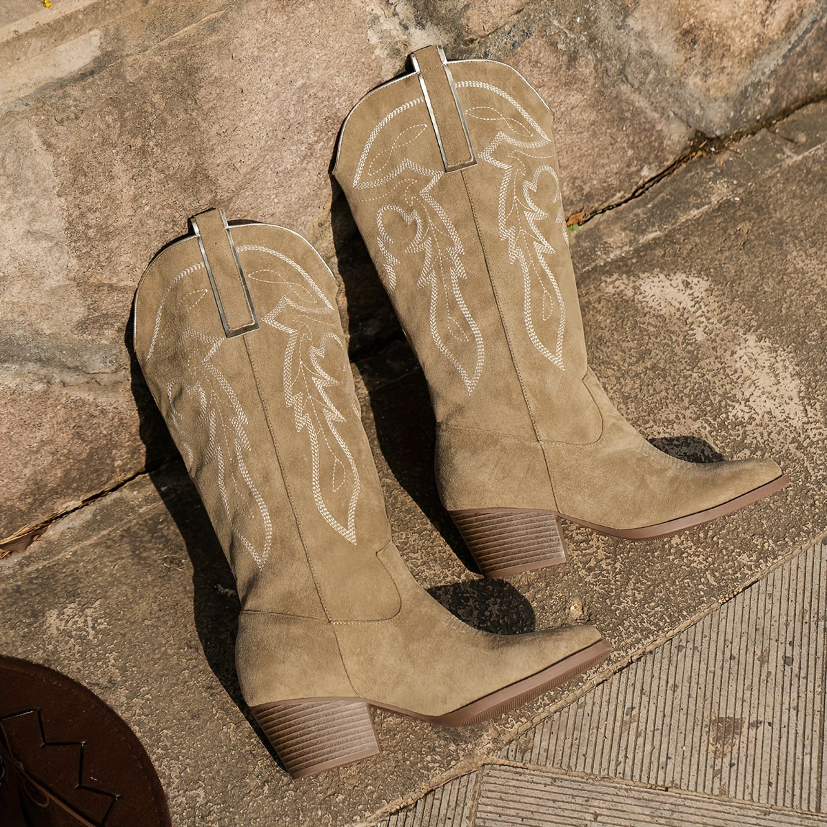 Women's Heeled Boots | Size 5.5-12 | Pink, Black, Khaki, Royal Blue