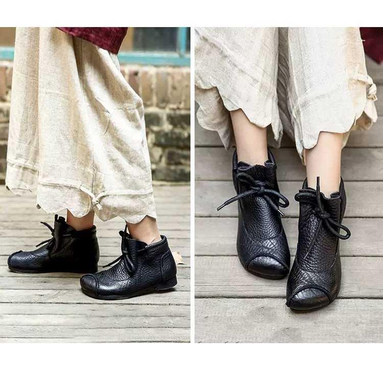 Women's Tall Boots with a Supportive Sole | Smooth Tapered Shaft, Soft Upper for Fall | Size 5-7.5, Black or Coffee