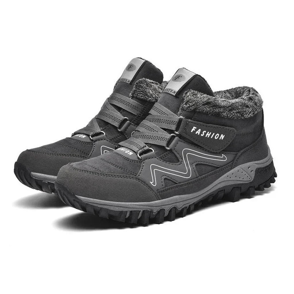 Women's Waterproof Boots with Lugged Outsole | Reinforced Toe Cap and Warm Lining | Sizes 5.5-11, 3 Colors