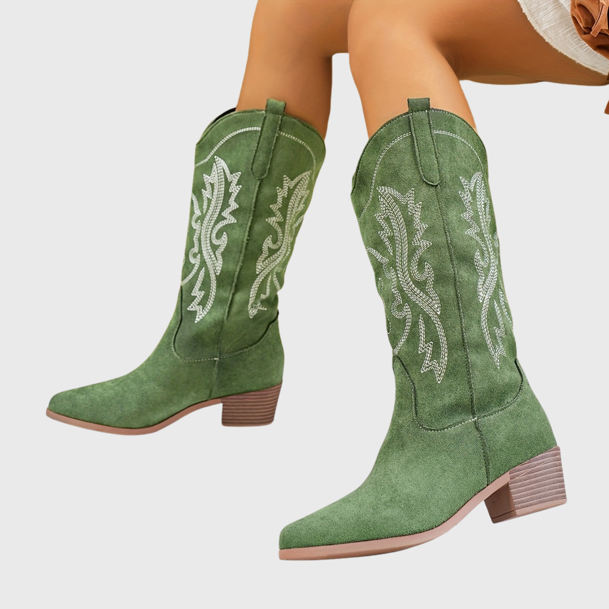 Women's Heeled Boots | Size 5.5-12 | Sepia, Brown, Green