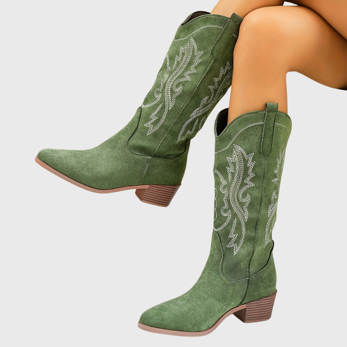 Women's Heeled Boots | Size 5.5-12 | Sepia, Brown, Green