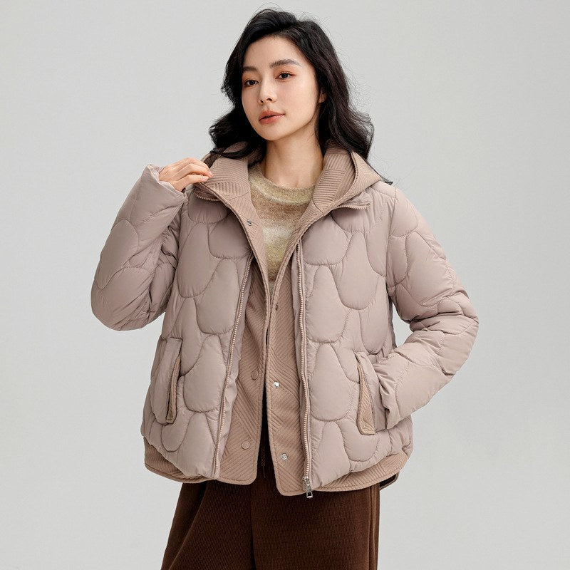 Brynlee - Women's Scallop Quilted Puffer Jacket
