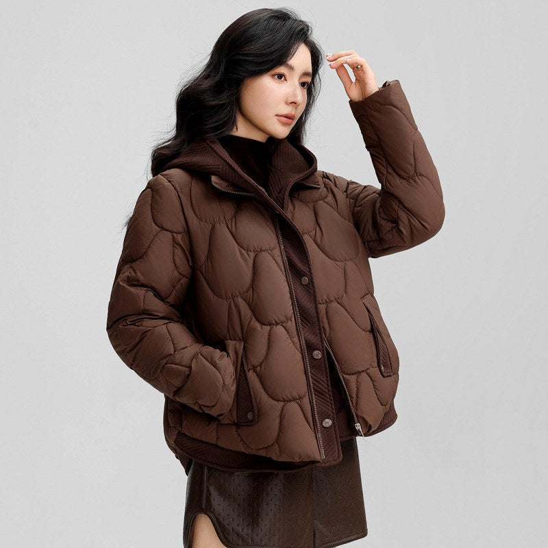 Brynlee - Women's Scallop Quilted Puffer Jacket