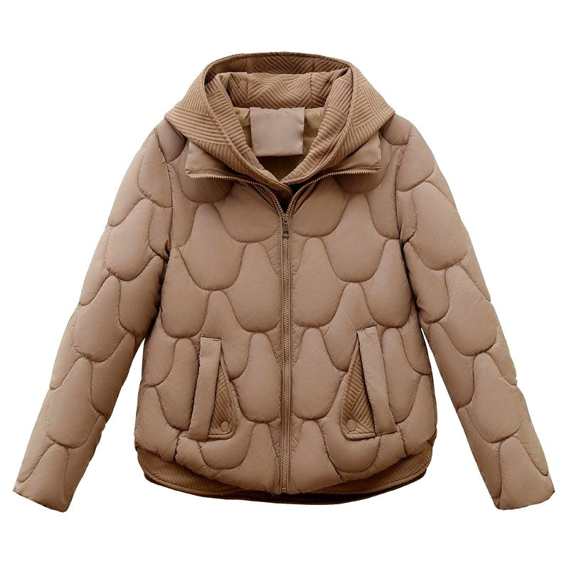 Brynlee - Women's Scallop Quilted Puffer Jacket