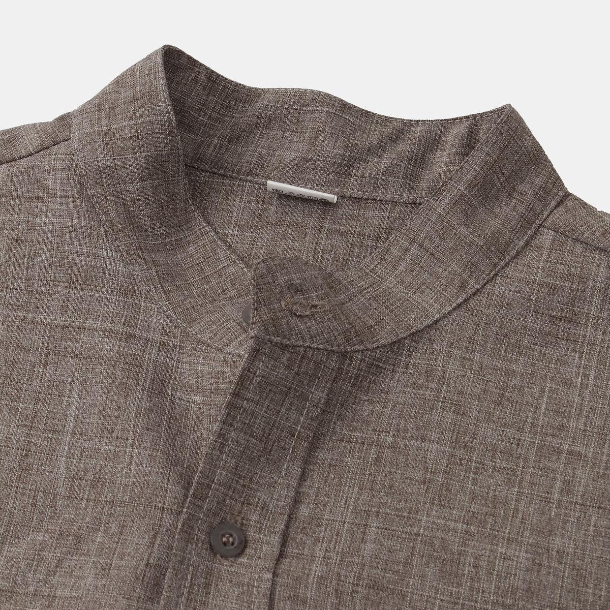 Benjamin · Solid Cotton Button-Down Shirt