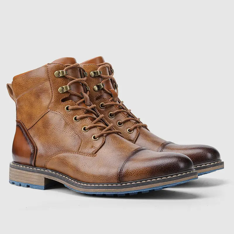 Nathan | Voyager Durable Leather-Like Boots