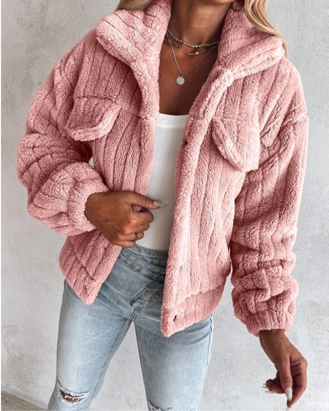 Calliope | Fleece Button-Down Jacket for Women