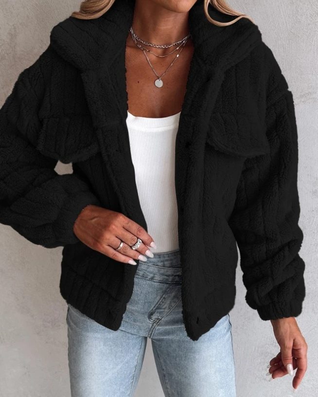 Calliope | Fleece Button-Down Jacket for Women