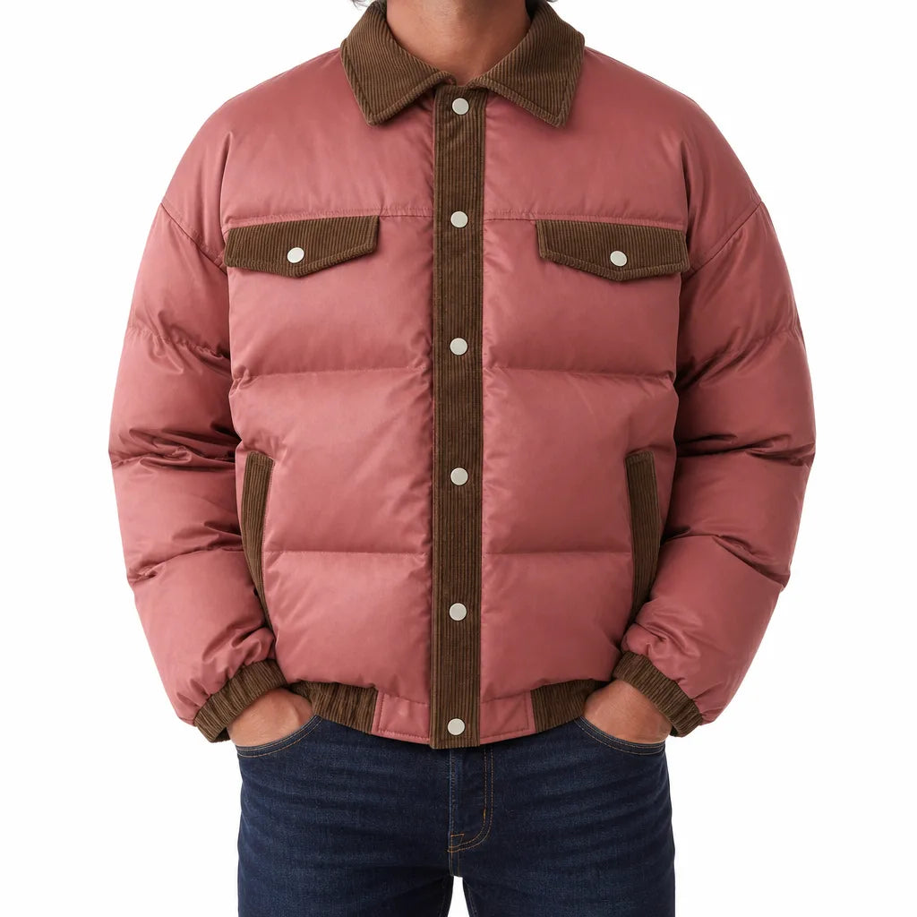 Calvin | Men's Corduroy Puffer Jacket