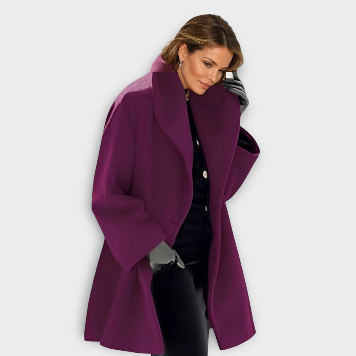 Carmela | Wool Longline Winter Coat for Women