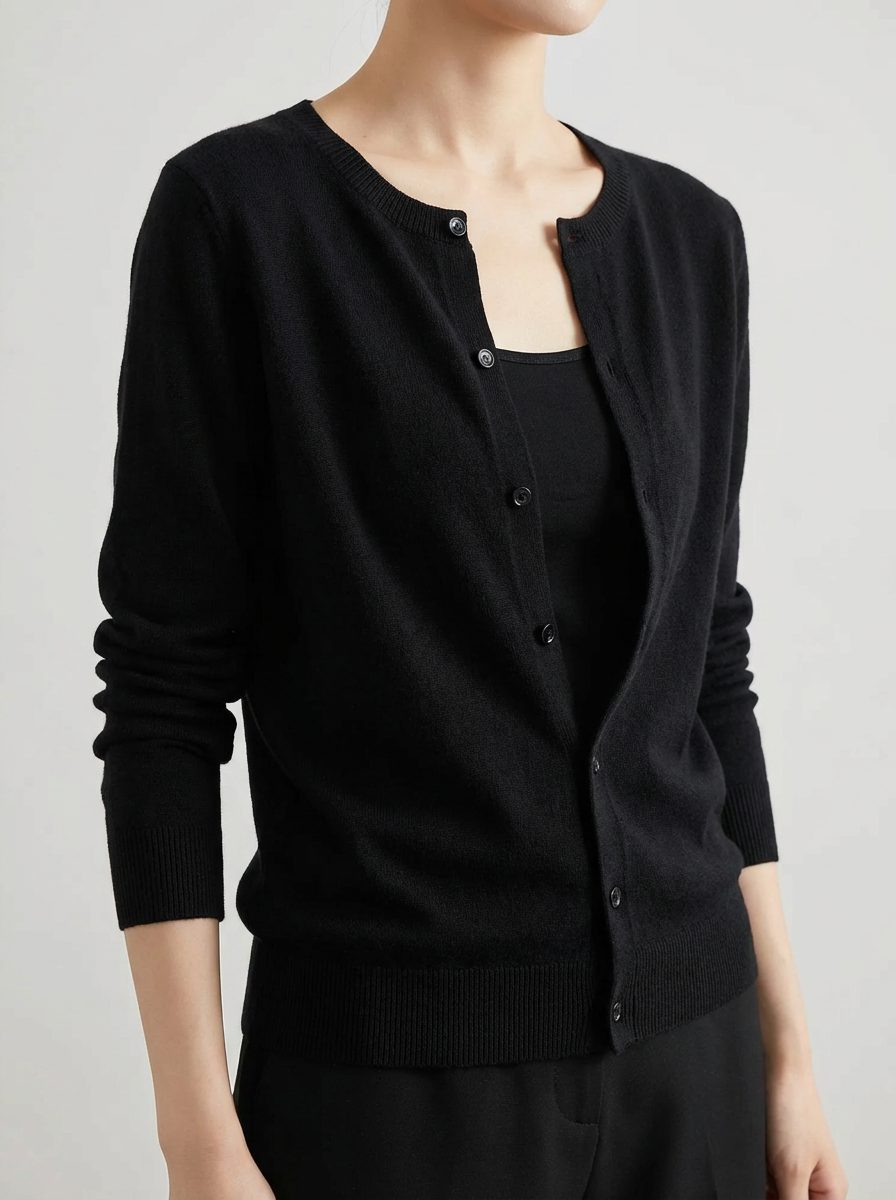 Carolina | Merino Wool Cardigan with Button-Down for Women