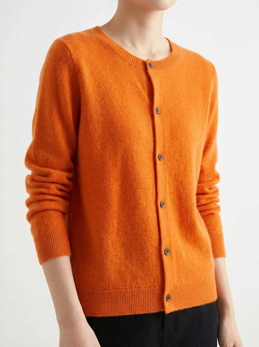 Carolina | Merino Wool Cardigan with Button-Down for Women