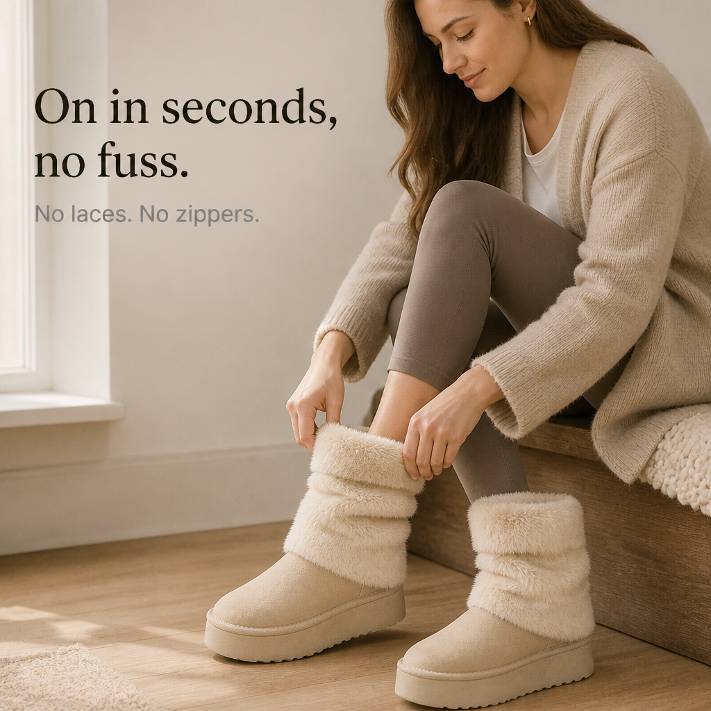 SnugLift – Faux-Fur Platform Mid-Calf Winter Boots