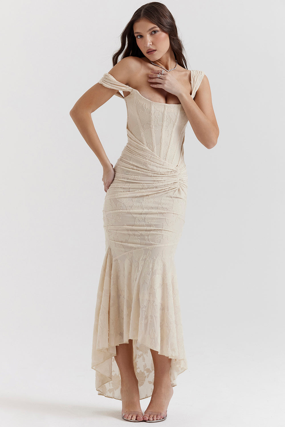 Women's Sleeveless Draped Cocktail Dress | Fitted Sheath Line for Weddings and Gala Evenings | Size XS-XL, 3 Colors