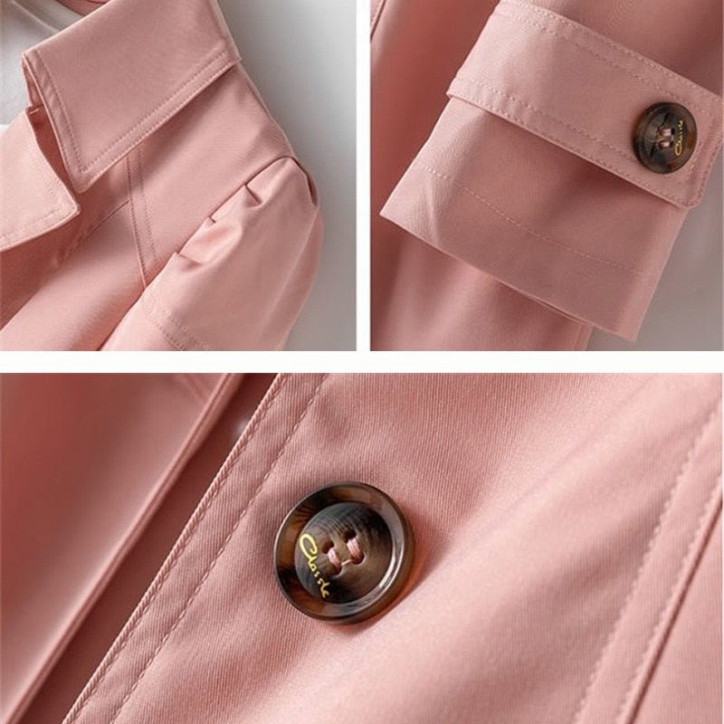 Women's Coat | For Winter | Size XS-2XL | Beige, Black, Khaki, Pink