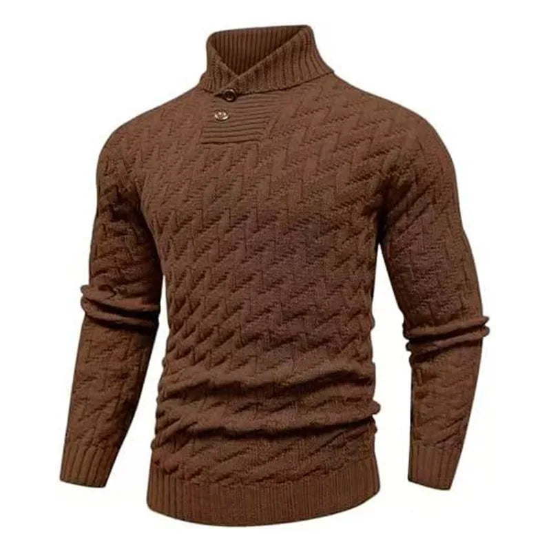 Channing | Men's Textured Trutle Neck Sweater