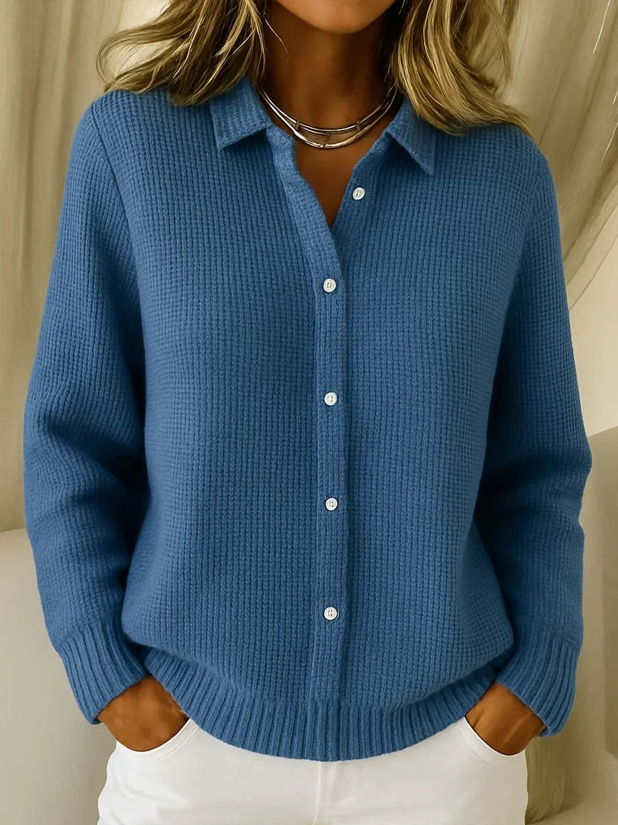 Classic knitted button cardigan
