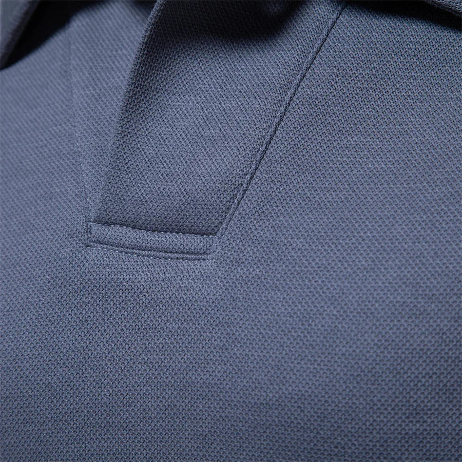 Women's knit button-front collared blouse