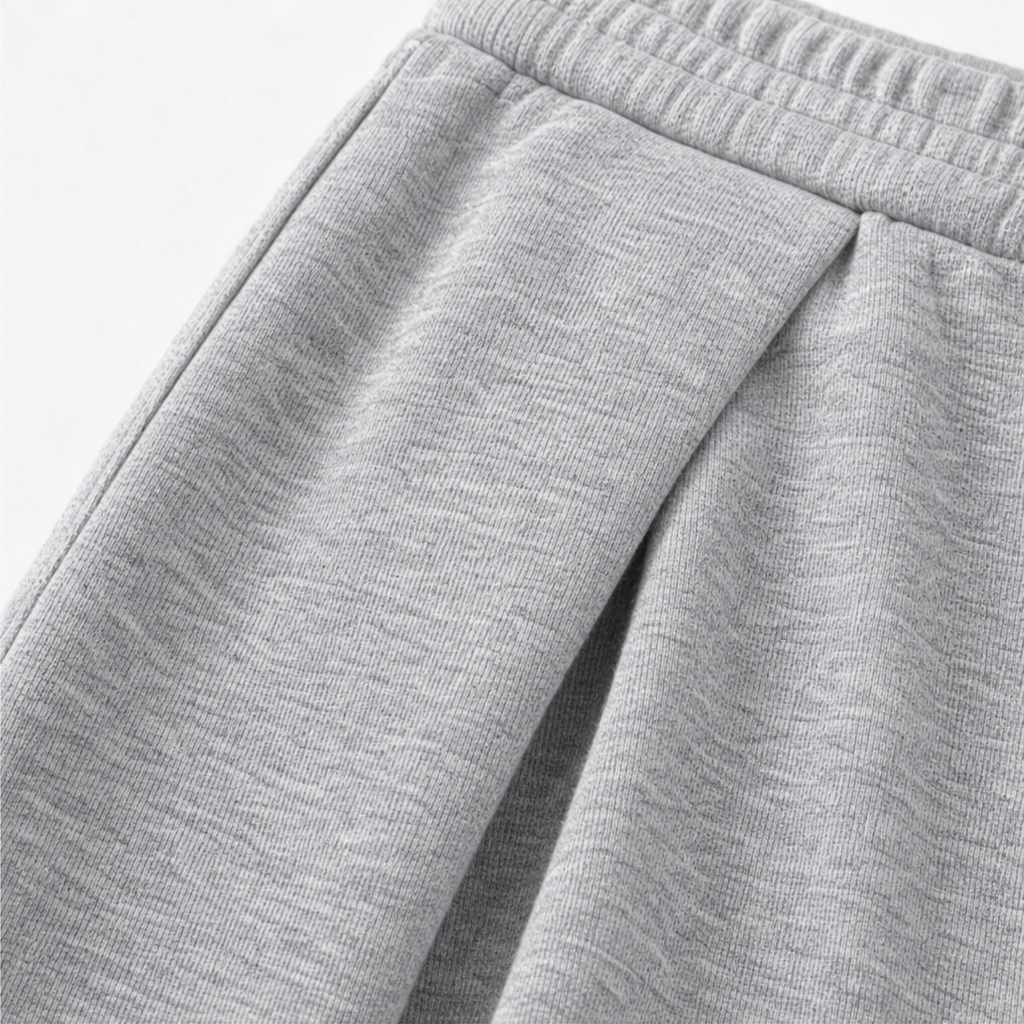 Pleatwell – Pleated Wide-Leg Sweatpants