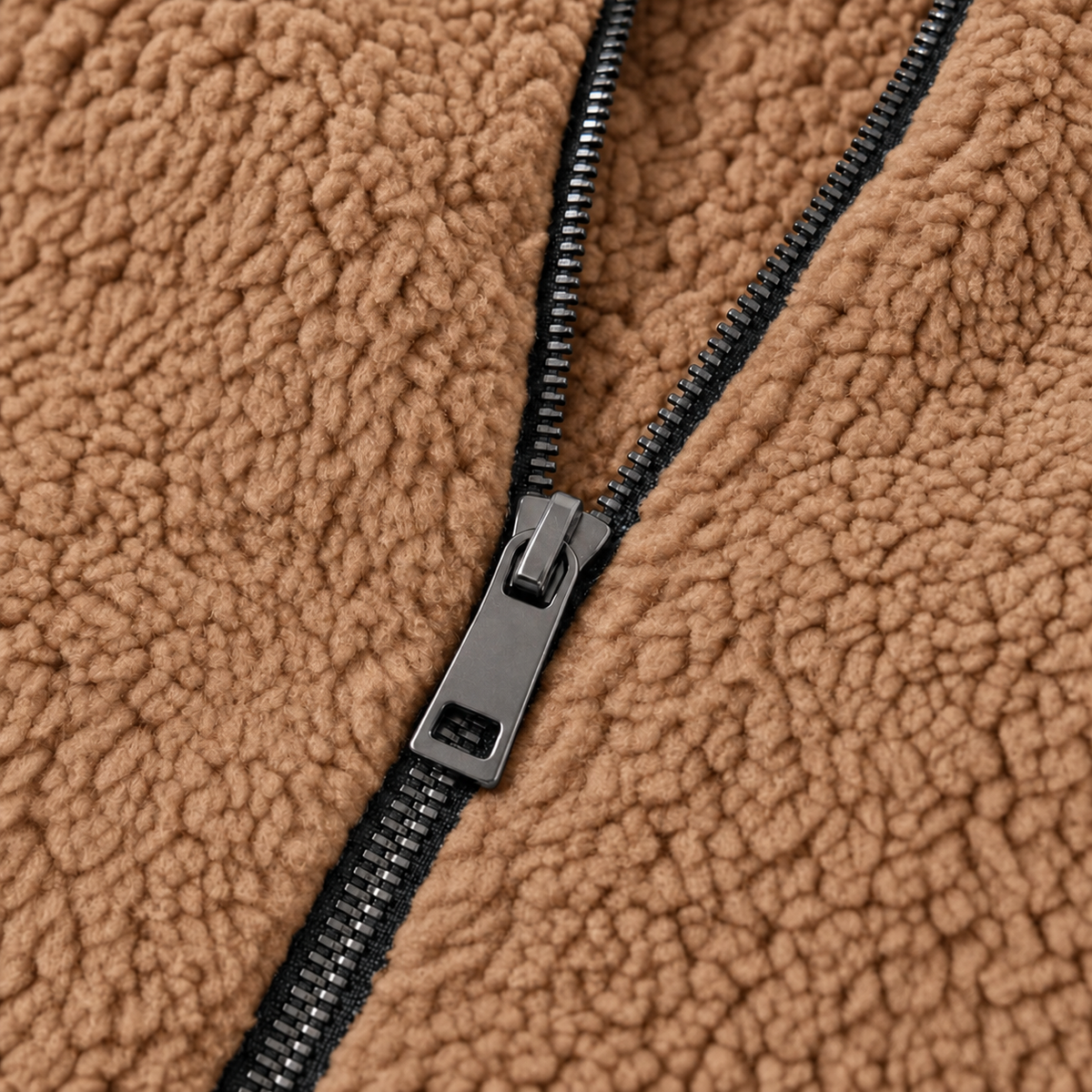 Cozyelle – Plush Fleece-Look Hooded Jacket
