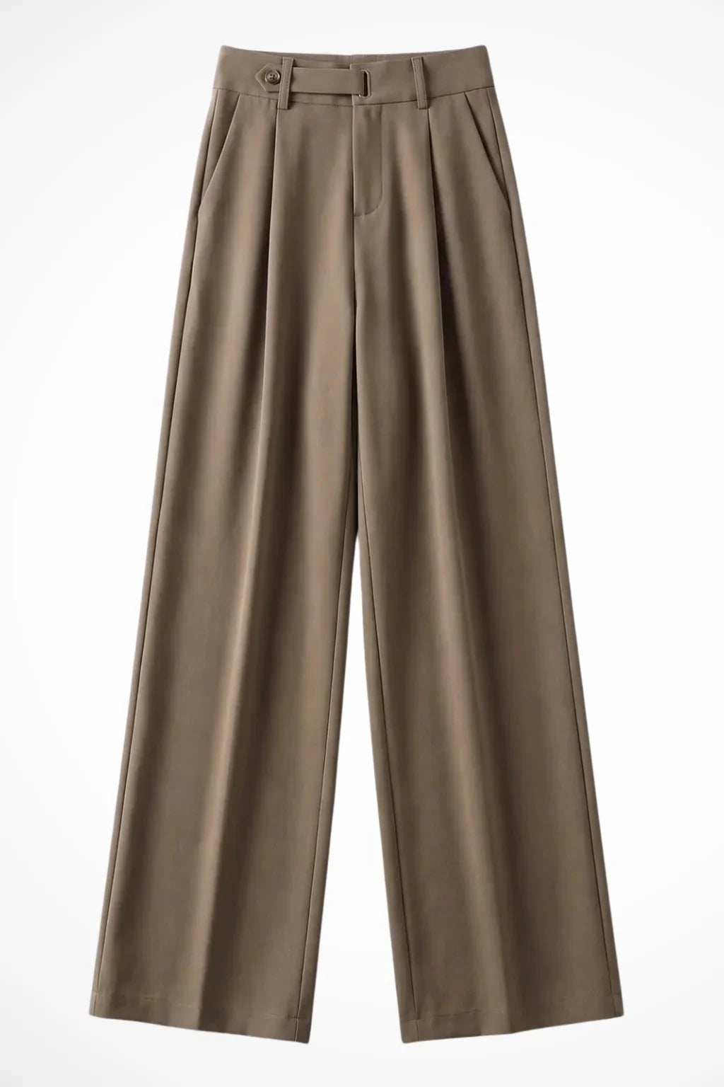 Cordelia | Women's Pleated Wide Leg Trouser with Belted Waist and Side Pockets