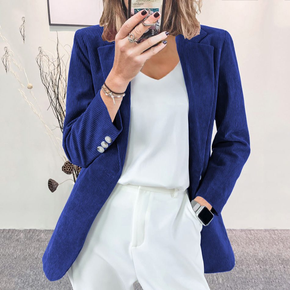 Thandi | Corduroy Tailored Blazer for Women