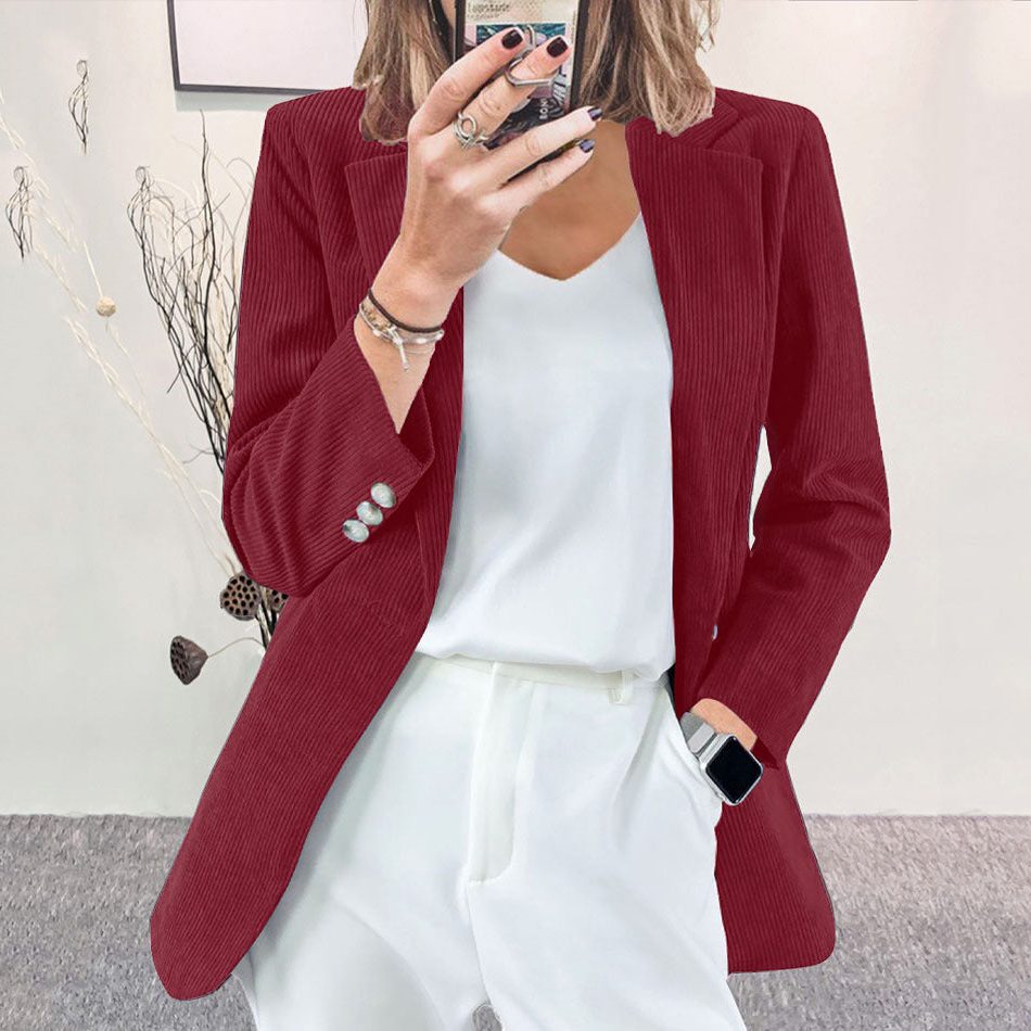 Thandi | Corduroy Tailored Blazer for Women