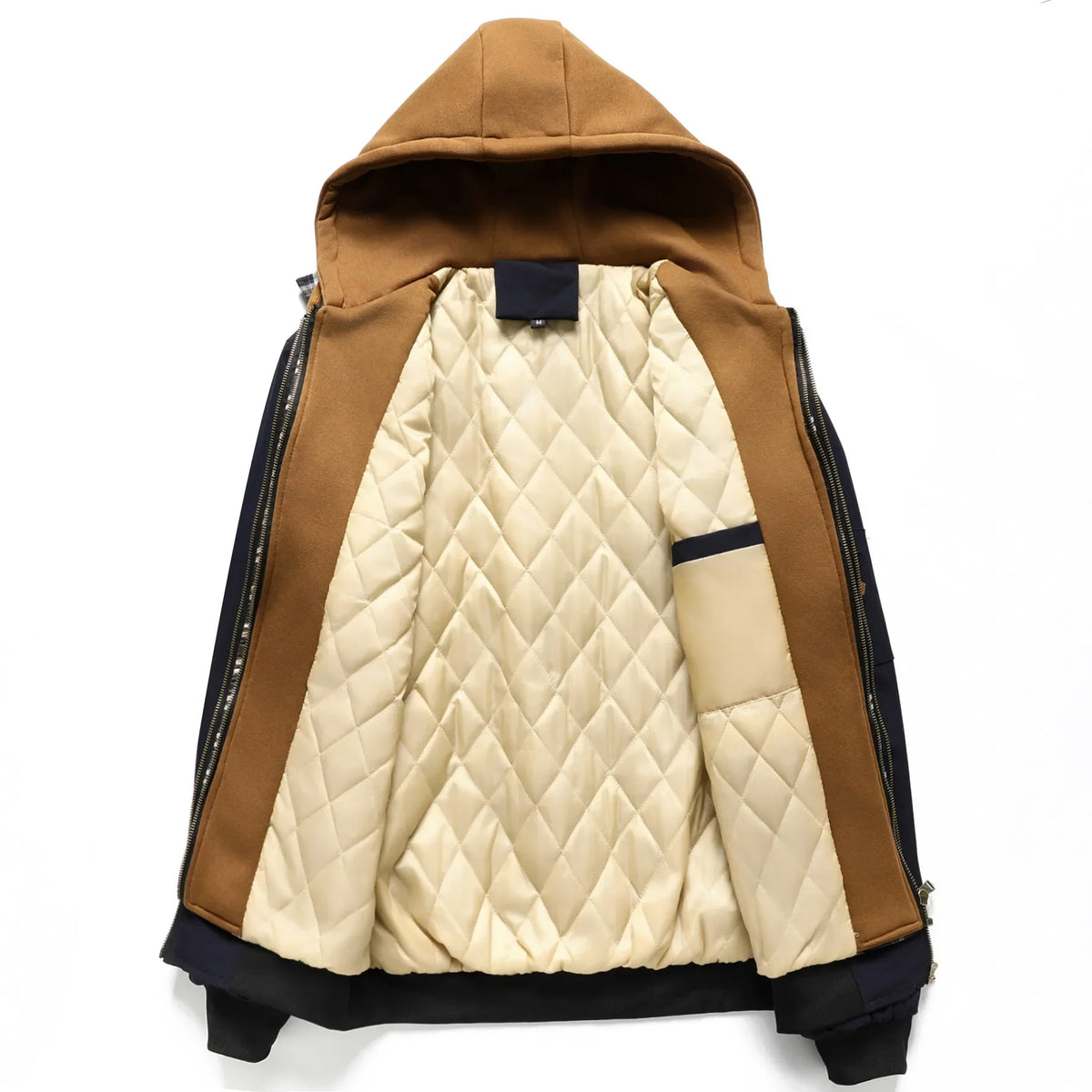 Cranston | Men's Quilted Hooded Bomber Jacket