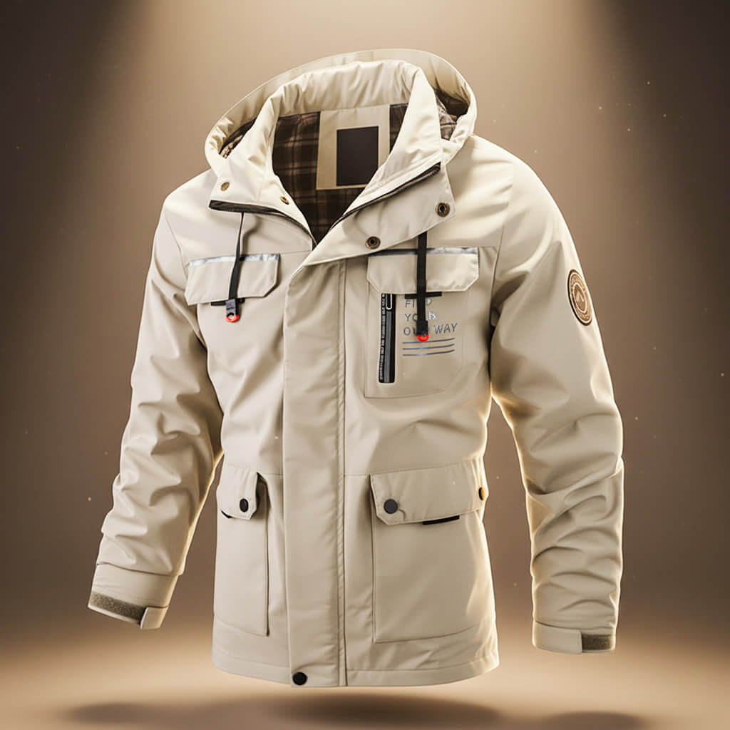 Evan | Mens Hooded Winter Jacket | Wind and Water-Resistant Shell, Smooth Lining | Navy, Black, Green and More XS-4XL