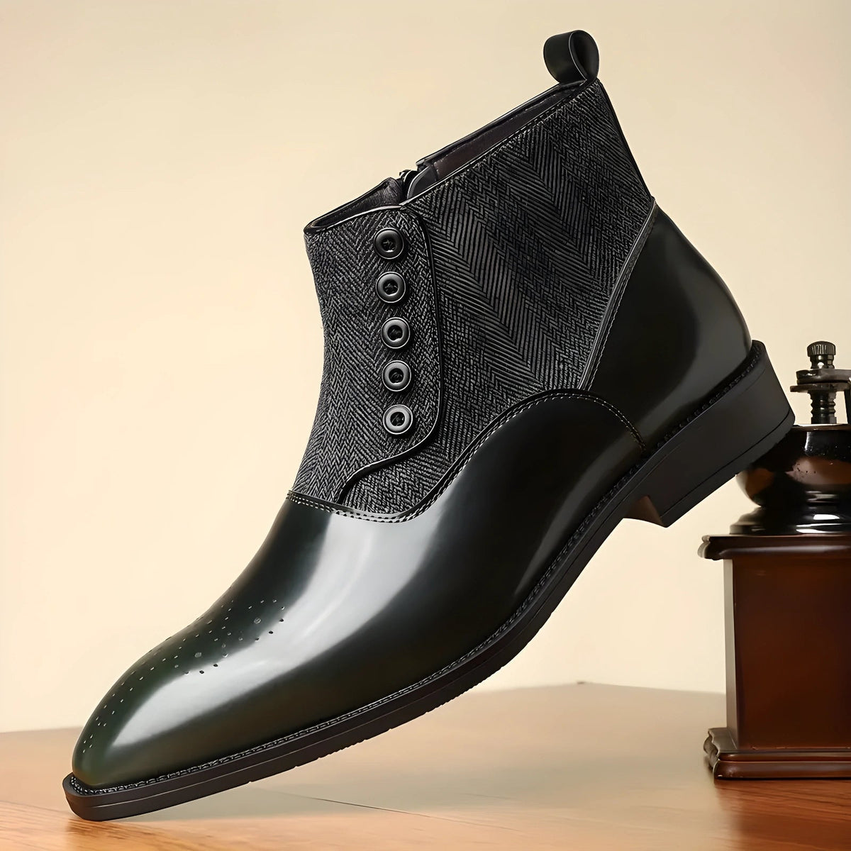 Gerald Wentworth | Men's leather-like Chelsea boots