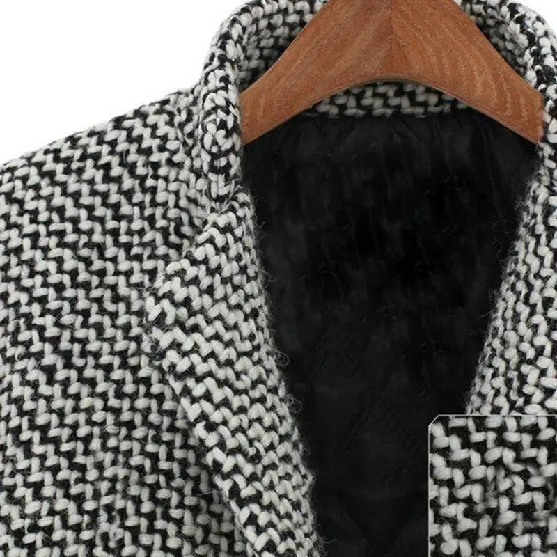Long Women's Coat with Wool | For Winter | Size S-3XL