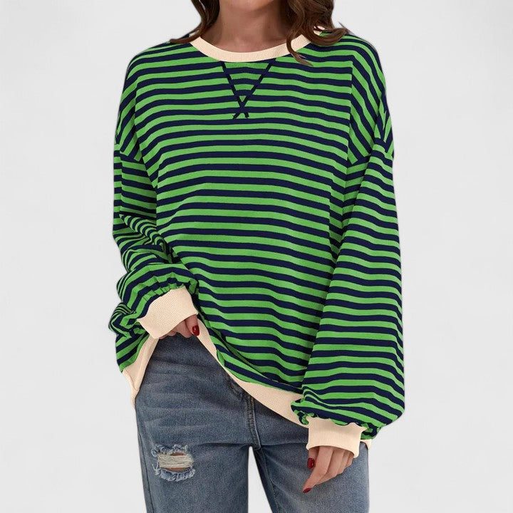 Daenerys | Striped Oversized Sweater with Long Sleeves for Women