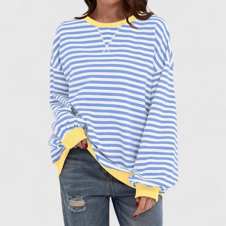 Daenerys | Striped Oversized Sweater with Long Sleeves for Women
