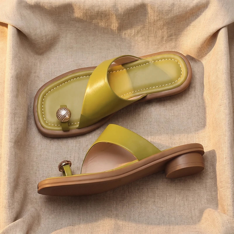Amara Toe Ring Flat Sandals