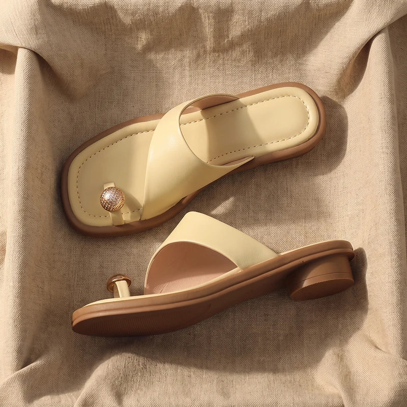 Amara Toe Ring Flat Sandals