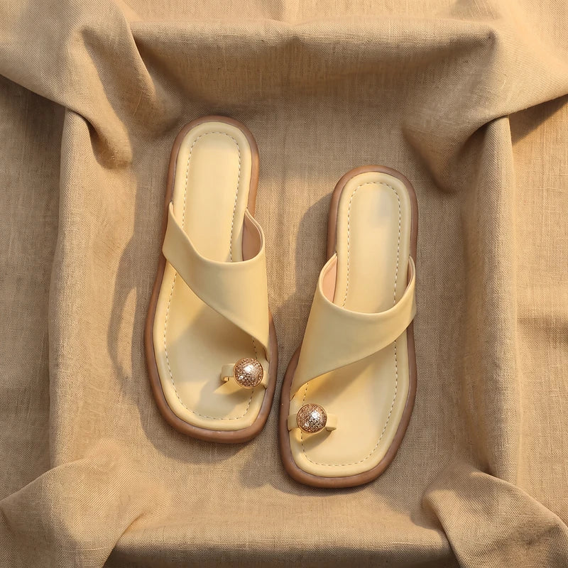 Amara Toe Ring Flat Sandals