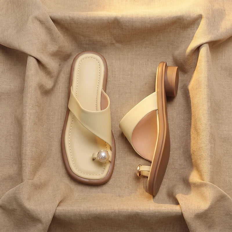 Amara Toe Ring Flat Sandals