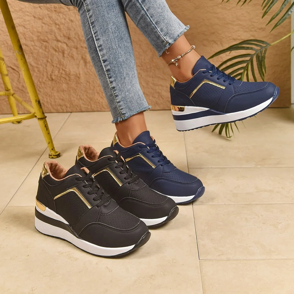 Daisy | Women's Orthopedic Wedge Sneakers