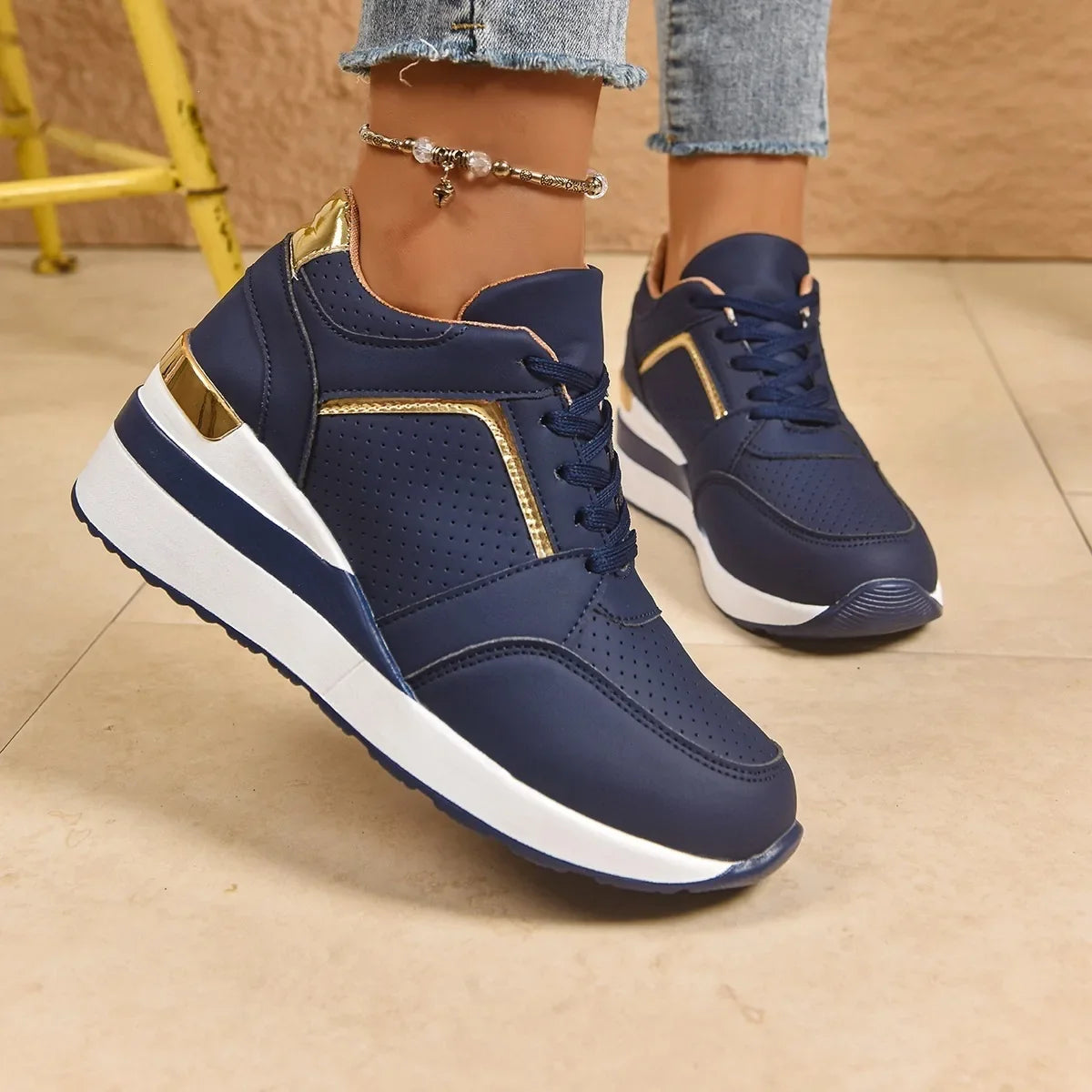 Daisy | Women's Orthopedic Wedge Sneakers