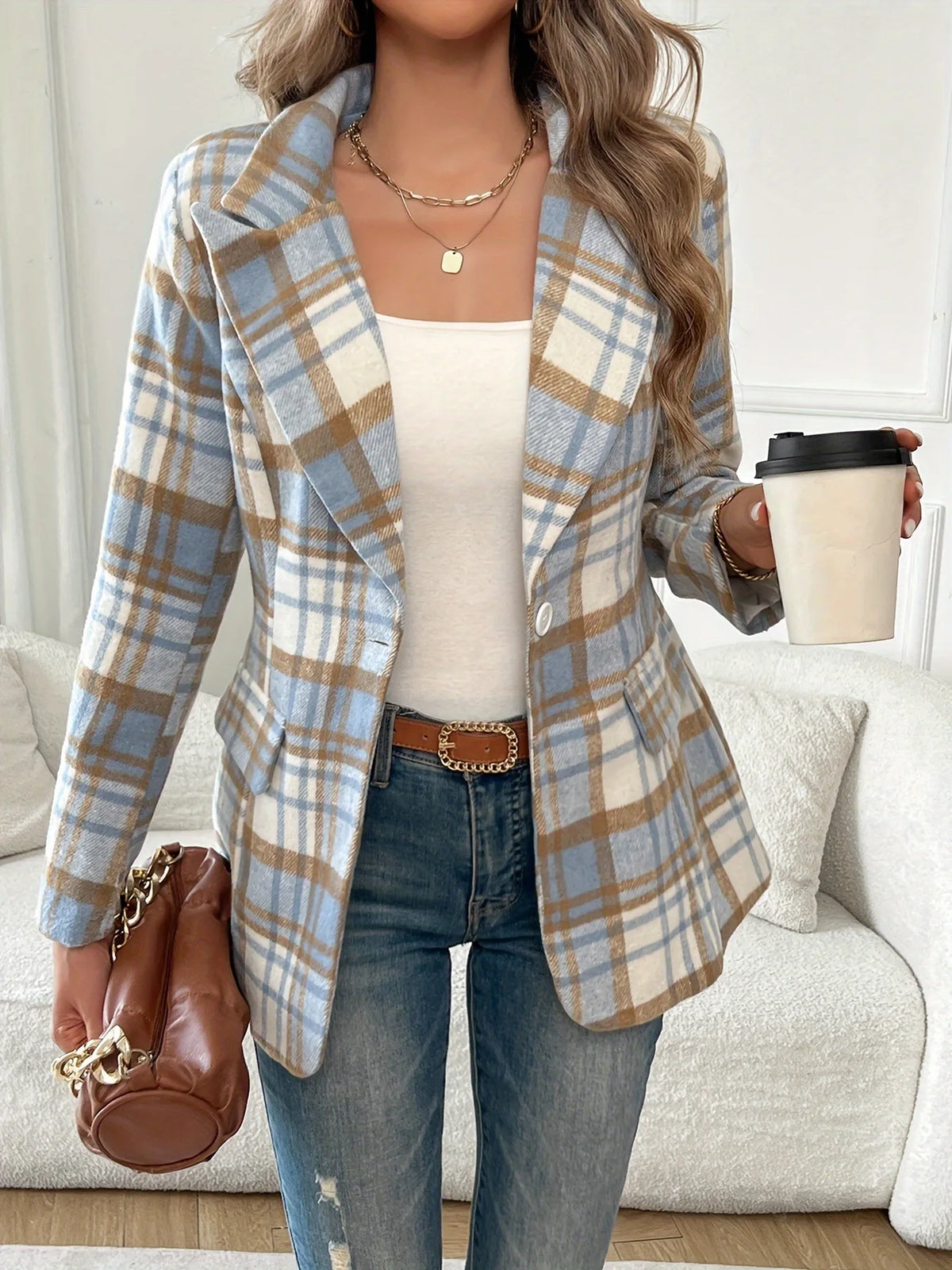 Dakota | Women's Plaid Flannel Blazer