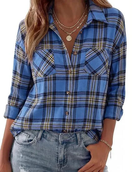 Darcy | Women's Western Flannel Blouse