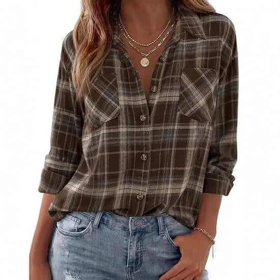 Darcy | Women's Western Flannel Blouse