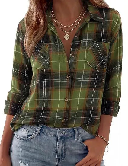 Darcy | Women's Western Flannel Blouse