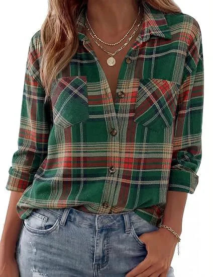 Darcy | Women's Western Flannel Blouse