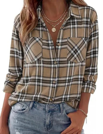 Darcy | Women's Western Flannel Blouse