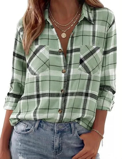 Darcy | Women's Western Flannel Blouse