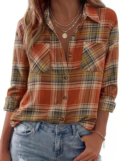 Darcy | Women's Western Flannel Blouse