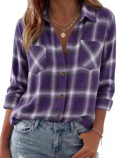 Darcy | Women's Western Flannel Blouse